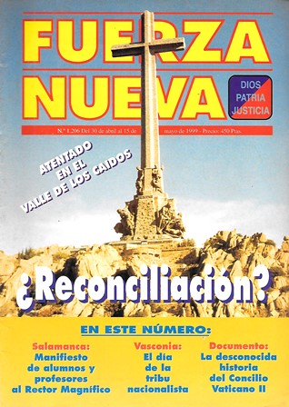 REVISTA FUERZA NUEVA. Nº 1206. ABRIL 1999. ¿RECONCIALIACION?