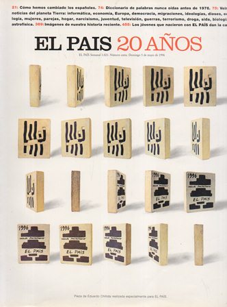 EL PAIS 20 AÑOS - EXTRA DE EL PAIS SEMANAL Nº EXTRA 5 DE MAYO DE 1996