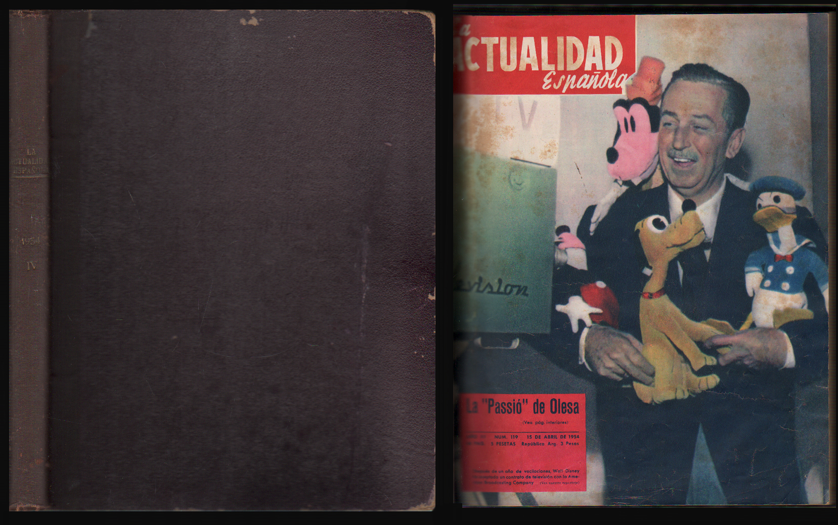 REVISTA ACTUALIDAD ESPAÑOLA (12 REVISTAS AÑO 1954)