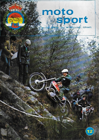REVISTA MOTO SPORT JULIO 1972 (ORGANO OFICIAL DEL MOTOCICLISMO ESPAÑOL) Nº 12