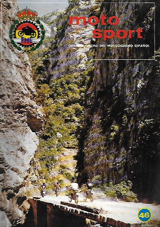 REVISTA MOTO SPORT ENERO 1975 ORGANO OFICIAL DEL MOTOCICLISMO ESPAÑOL Nº 46