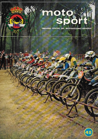 REVISTA MOTO SPORT MARZO 1975 ORGANO OFICIAL DEL MOTOCICLISMO ESPAÑOL Nº 48