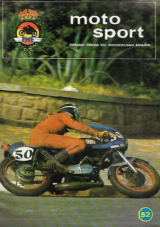 REVISTA MOTO SPORT JULIO 1975 ORGANO OFICIAL DEL MOTOCICLISMO ESPAÑOL Nº 52