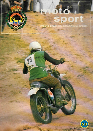 REVISTA MOTO SPORT AGOSTO 1975 ORGANO OFICIAL DEL MOTOCICLISMO ESPAÑOL Nº 53
