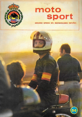 REVISTA MOTO SPORT SEPTIEMBRE 1975 ORGANO OFICIAL DEL MOTOCICLISMO ESPAÑOL Nº 54