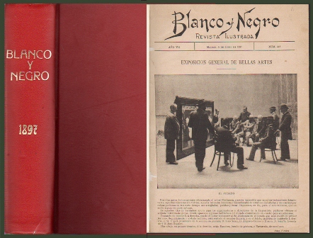 REVISTA ILUSTRADA BLANCO Y NEGRO MADRID 1897