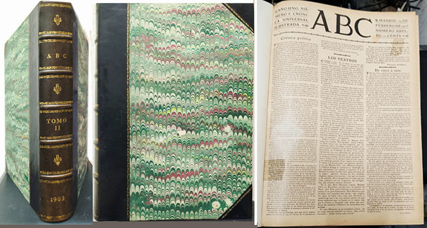 REVISTA ABC - 131 REVISTAS AÑOS 1903 Y 1904. Nº 8 A LA Nº 141.