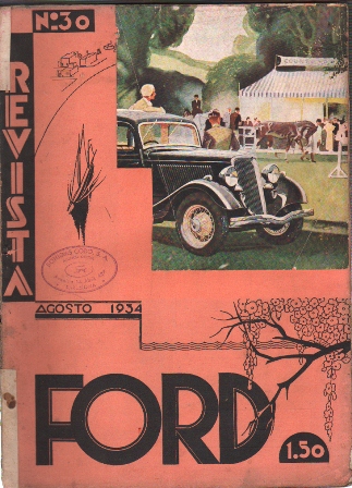 REVISTA FORD Nº 30 AGOSTO DE 1934