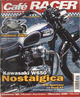 REVISTA BIMESTRAL CAFÉ RACER Nº 4 AÑO 1999