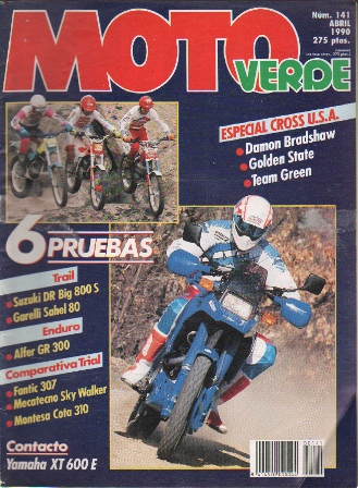 REVISTA MOTO VERDE Nº 141 ABRIL 1990