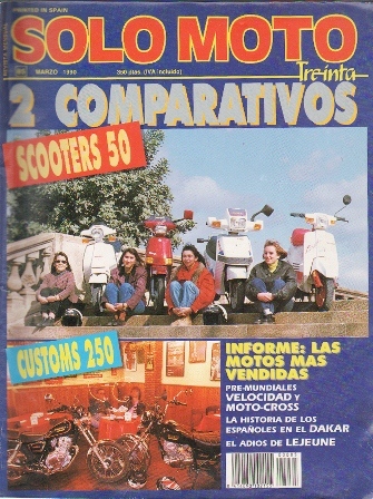 REVISTA SOLO MOTO (VARIOS NUMEROS) (A 1 EURO CADA EJEMPLAR)
