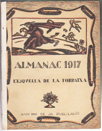 ALMANAC 1917 - REVISTA L'ESQUELLA DE LA TORRATXA  ANY XXIX