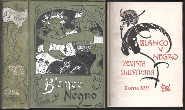 REVISTA ILUSTRADA BLANCO Y NEGRO.TOMO XIV MADRID 1904