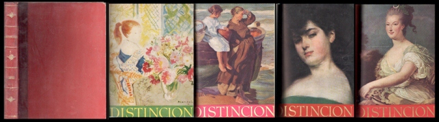 REVISTA DISTINCION AÑO 1955 (MARZO, JUNIO, SEPTIEMBRE Y DICIEMBRE) UN TOMO
