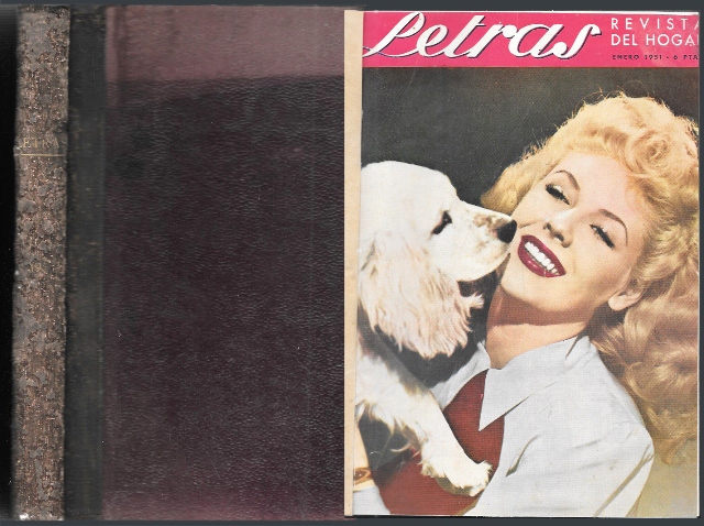 REVISTA LETRAS REVISTA DEL HOGAR  SIETE MESES AÑO 1951