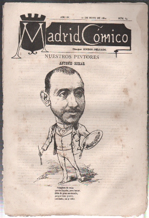REVISTA MADRID COMICO AÑO IV - 11 MAYO 1884 Nº 64 (ANTONIO GOMAR)
