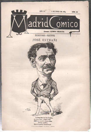 REVISTA MADRID COMICO AÑO IV - 8 DE JUNIO 1884 Nº 68 (JOSE ESTRAÑI)