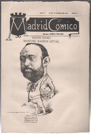 REVISTA MADRID COMICO AÑO IV - 28 DE SETIEMBRE 1884 Nº 84 (MANUEL RAMOS ARTAL)