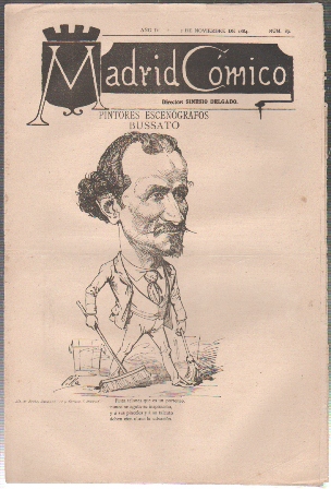 REVISTA MADRID COMICO AÑO IV - 2 DE NOVIEMBRE 1884 Nº 89 (BUSSATO)
