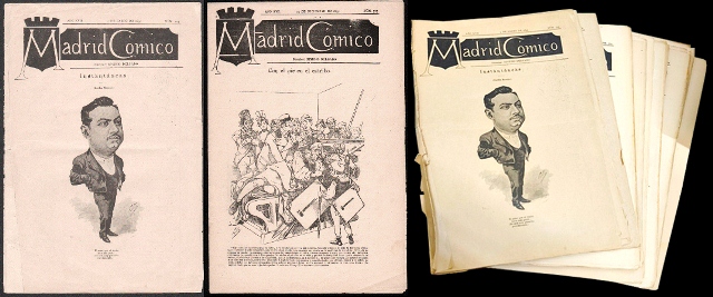 REVISTA MADRID COMICO AÑO 1897 (COMPLETO) - 50 REVISTAS Nº 725 AL 775