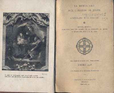 EL MENSAJERO DEL CORAZON DE JESUS TOMO LXXIII  DE ENERO DE 1928 A DICIEMBRE DE 1928