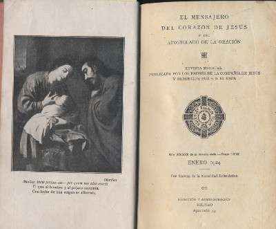 EL MENSAJERO DEL CORAZON DE JESUS TOMO LXIX DE ENERO DE 1924 A DICIEMBRE DE 1924