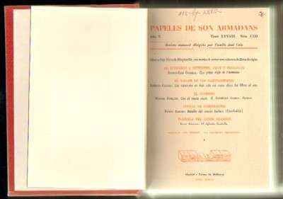 PAPELES DE SON ARMADANS. TOMO XXXVIII. AÑO X. NºCXII, CXIII, CXIV