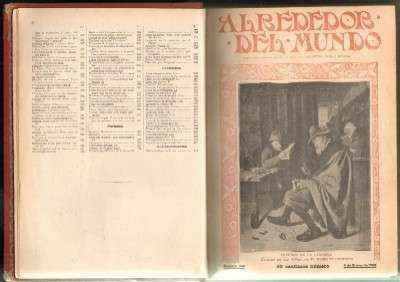 REVISTA ALREDEDOR DEL MUNDO. AÑO 1906 (COMPLETO)