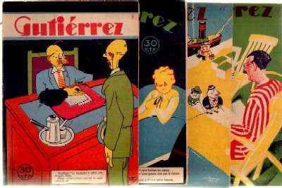 GUTIERREZ. SEMANARIO ESPAÑOL DE HUMORISMO (VARIOS NUMEROS)