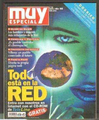 TODO ESTÁ EN LA RED. REVISTA MUY ESPECIAL. Nº38, NOV/DIC 1998