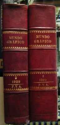 MUNDO GRAFICO. AÑO 1929 COMPLETO (2 TOMOS)
