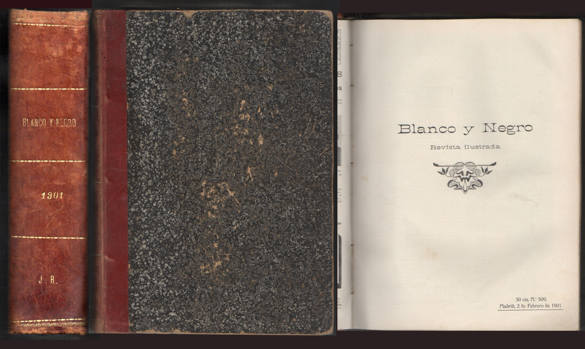REVISTA ILUSTRADA BLANCO Y NEGRO. AÑO 1901.