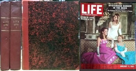 REVISTA LIFE INTERNATIONAL. DOS TOMOS, AÑO 1965 COMPLETO.