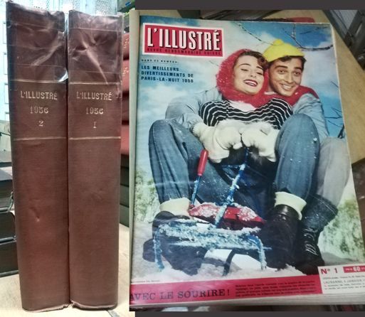 REVISTA L'ILLUSTRE. DOS TOMOS, AÑO 1956.