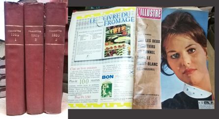 REVISTA L'ILLUSTRE. TRES TOMOS, AÑO 1960.