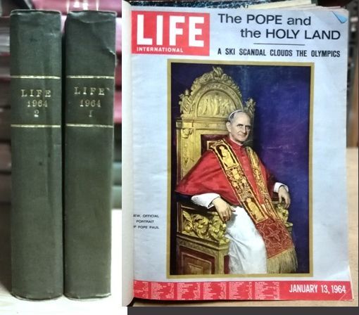 REVISTA LIFE INTERNATIONAL. DOS TOMOS, AÑO 1964 COMPLETO.