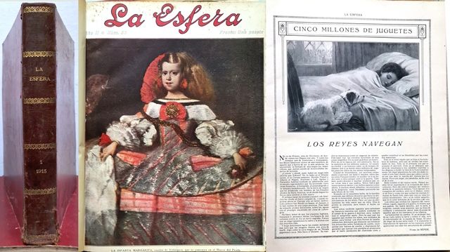 REVISTA LA ESFERA PRIMER SEMESTRE DE 1915 Nº 53 A LA 69 (UN TOMO)
