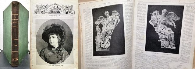 LA ILUSTRACION ARTISTICA 1884 - Nº 105 AL 157 (32 REVISTAS EN UN TOMO)