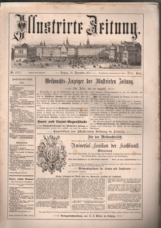 REVISTA ILLUSTRIRTE ZEITUNG Nº 1793  10 NOVIEMBRE 1877