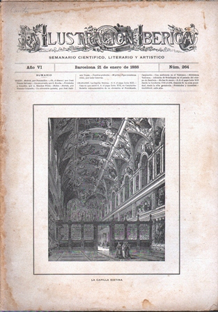 LA ILUSTRACION IBERICA - AÑO VI - 21 ENERO 1888 - Nº 264
