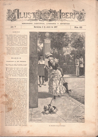 LA ILUSTRACION IBERICA - AÑO V - 2 ABRIL 1887 - Nº 222