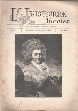 LA ILUSTRACION IBERICA - AÑO IX - 14 NOVIEMBRE 1891 - Nº 463