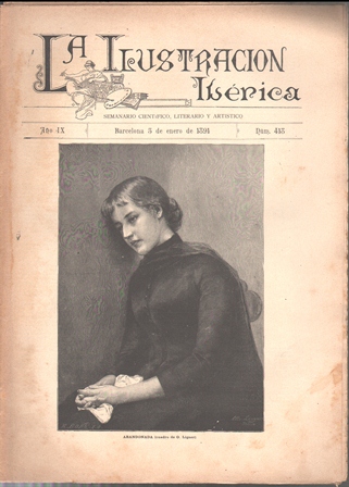 LA ILUSTRACION IBERICA - AÑO IX - 3 ENERO 1891 - Nº 413