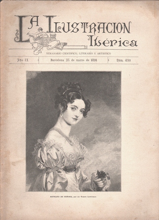 LA ILUSTRACION IBERICA - AÑO IX - 33 MARZO 1891 - Nº 430