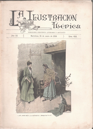 LA ILUSTRACION IBERICA - AÑO IX - 31 ENERO 1891 - Nº 422