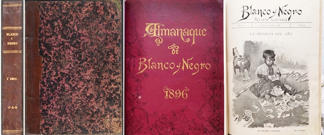BLANCO Y NEGRO 1 - 1896 AÑO VI Nº 244 AL 269 ENERO A JUNIO 26 REVISTAS