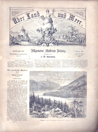 UBER LAND UND MEER - ALLGEMEINE ILLUSTRIRTE ZEITUNG - STUTTGART 1877 Nº 49