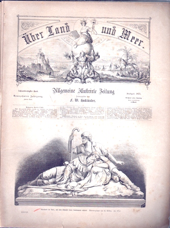UBER LAND UND MEER - ALLGEMEINE ILLUSTRIRTE ZEITUNG - STUTTGART 1877 Nº 48