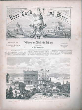 UBER LAND UND MEER - ALLGEMEINE ILLUSTRIRTE ZEITUNG - STUTTGART 1877 Nº 44