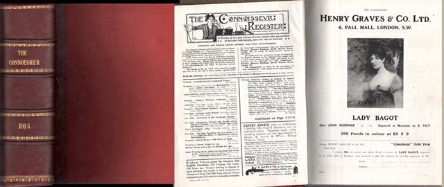 REVISTA THE CONNOISSEUR - UN TOMO AÑO 1914 COMPLETO